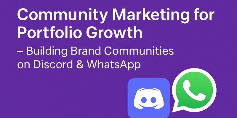 Building a community on Using WhatsApp and Discord